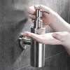 Диспенсер для мыла из нержавеющей стали 304, настенный, 200 мл, новый, для гостиничного жидкого мыла, дозатор для мыла для рук, аксессуары для ванной комнаты