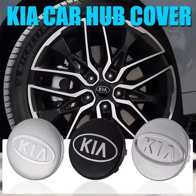AABFM1 For Kia Morning Picanto Rio Stonic Sportage Ceed Optima Forte 5 3 4 K7 K5 K8 K3 Ray So 4Pcs Car Wheel Hub Center Caps Rim Covers