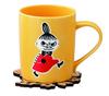 Yamaka Shoten Кружка MOOMIN с деревянной фигуркой Малыша 300 мл Муми-тролль Nordic Day Свадебная С подставкой, Моя, Прибл.. Вместимость, Товары, Стиль, Подарок маме,