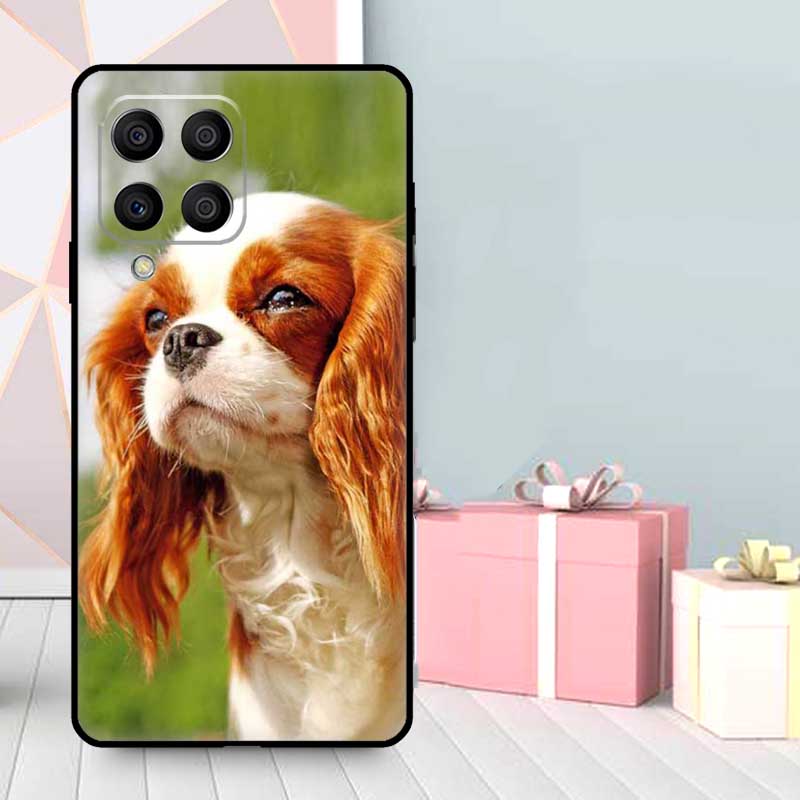 Cavalier King Charles Spaniel Dog Case For Samsung Galaxy M35 M56 M12 M06 M32 M52 M55 M15 M11 M13 M14 M16 M36 M31 M53 M34 M54