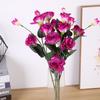 1 шт. розы эустома искусственные розы шелковые цветы европейские искусственные цветы для дома сада свадьбы вечеринки наружного внутреннего украшения