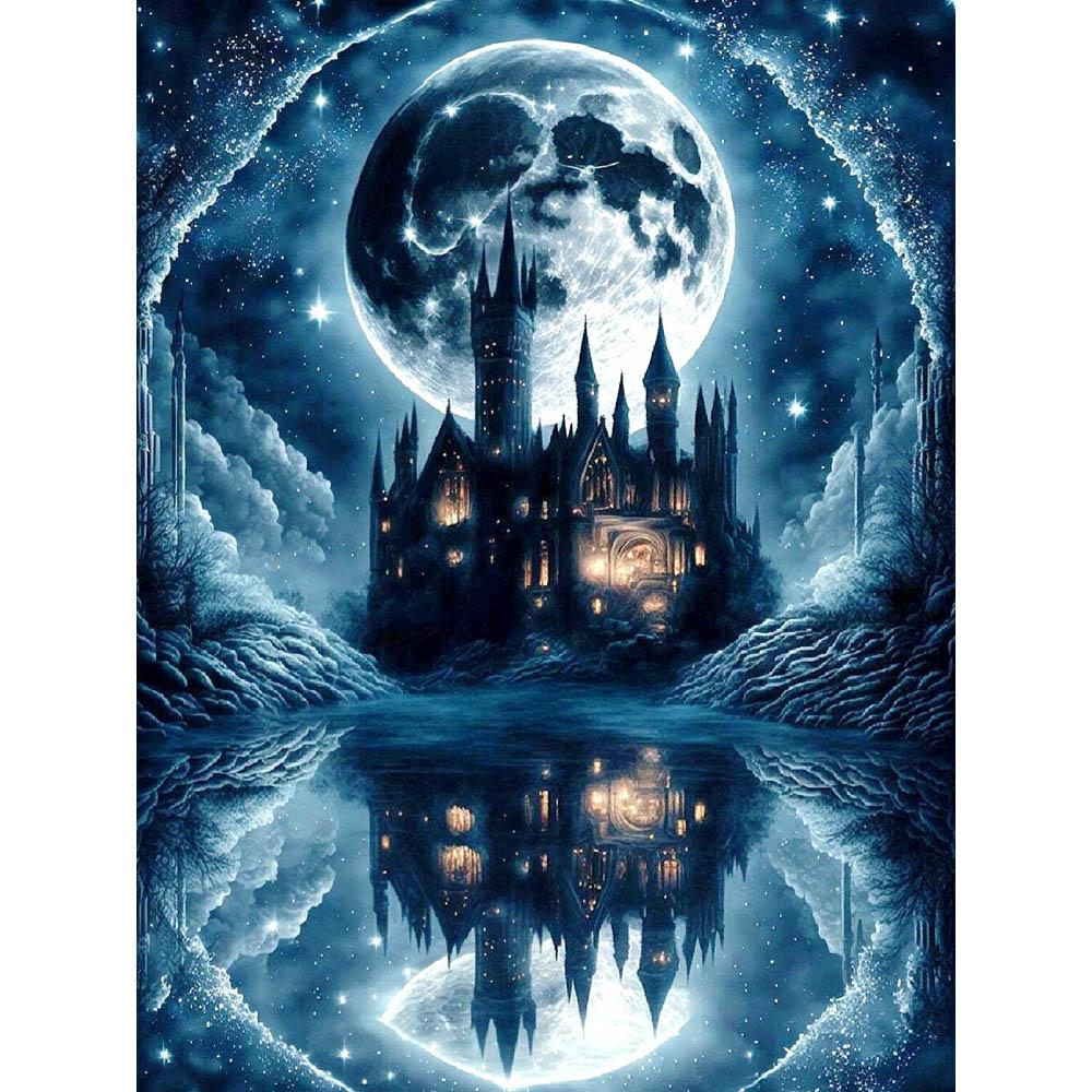 Гарри Поттер Школа Магии 5D Алмазная Живопись DIY Вышивка Крестом Замок Мозаика Вышивка Стразами Домашний Декор Подарок для Детей