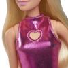 barbie Fashionista Pink Shiny Doll Ages 3 and HYT88 Dress, Dress-Up & House, Up, Pink,