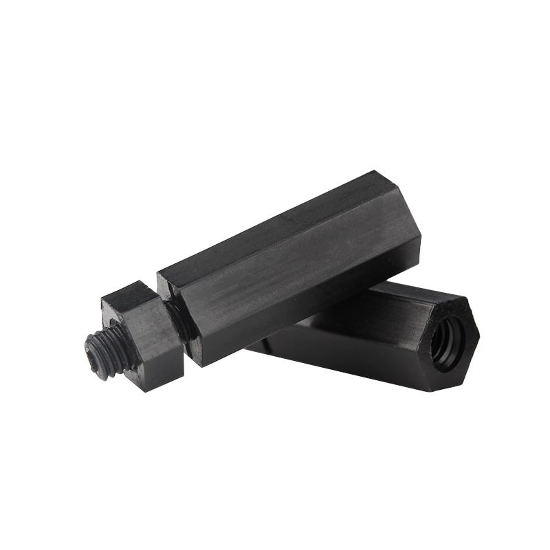 M2 M2.5 M3 M4 M5 M6*L+6/7/8мм Черный Нейлоновый Разделитель Стойка Папа-Мама Пластиковый Изолированный Адиабатический Разделитель Гайки Комбинированный Набор