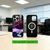 Чехол для телефона H-hazbin hotel angel dust для iPhone 17, 16, 15, 14, 13, 12, 11 Plus, Pro, магнитный, для беспроводной зарядки Magsafe