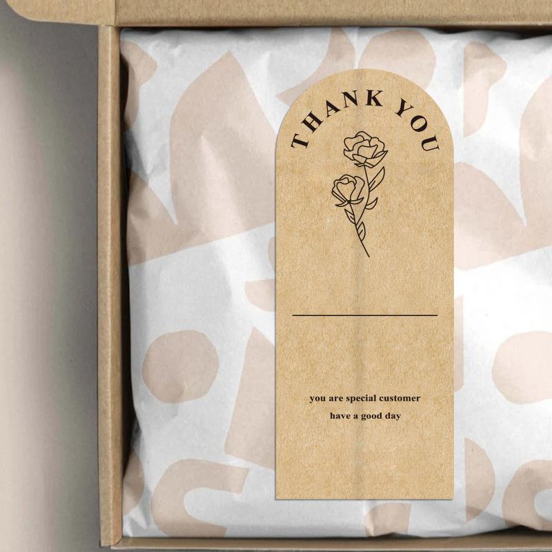 Крафт-бумага, коробки для самолетов, наклейки для запечатывания, благодарственные наклейки, этикетки для упаковки подарков, самоклеящиеся этикетки