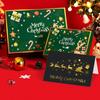 Samcos Christmas Cards, 6 Types, 24 Cards, Includes Envelopes, Stickers, Greeting Cards, Message Cards, Christmas Cards, Celebration Cards, Greetings,