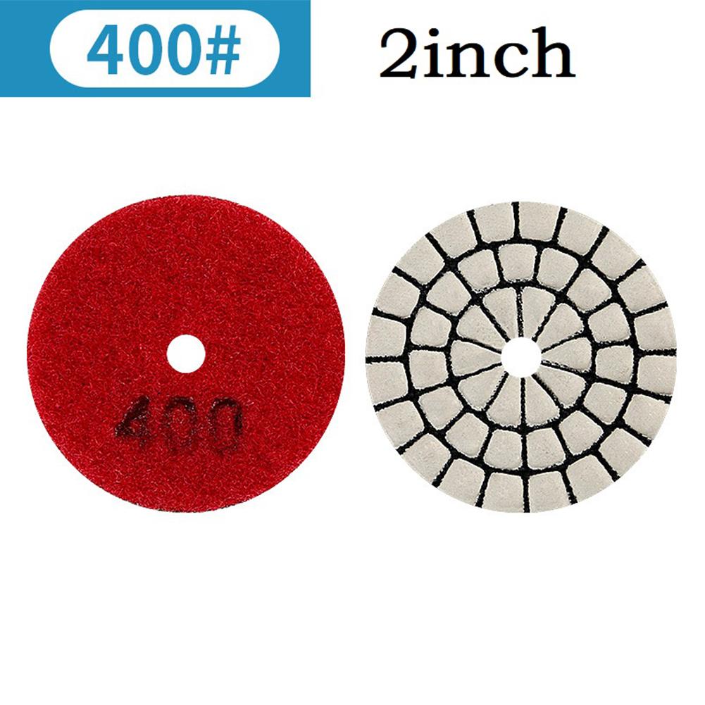 2 Inch 50mm Diamond Dry Polishing Pad Type For Granite Marble Sanding Disc Diamond Polishing Pad Dry Flexible Resin Sanding Disc