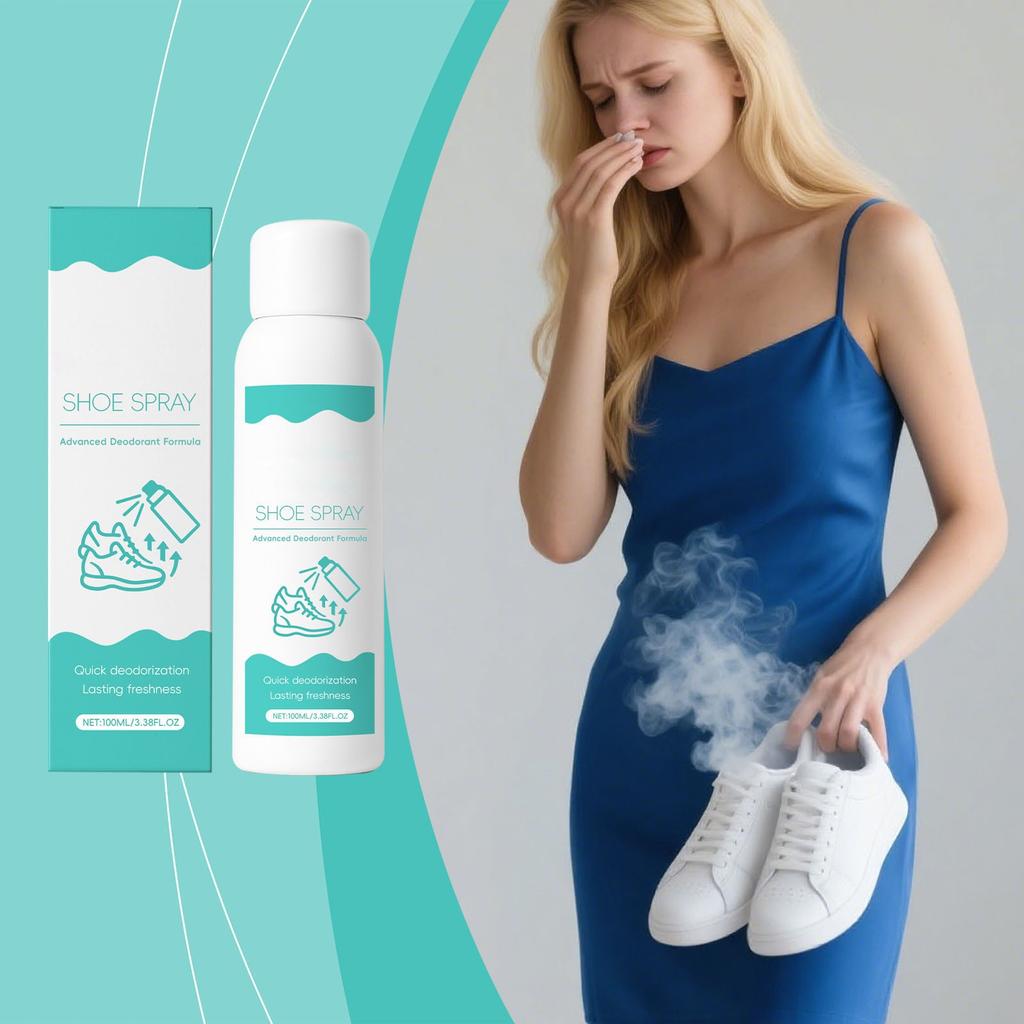 Дезодорант для обуви и носков Дезодорант для обувного шкафа Запах ног Дезодорант для обуви(100мл)