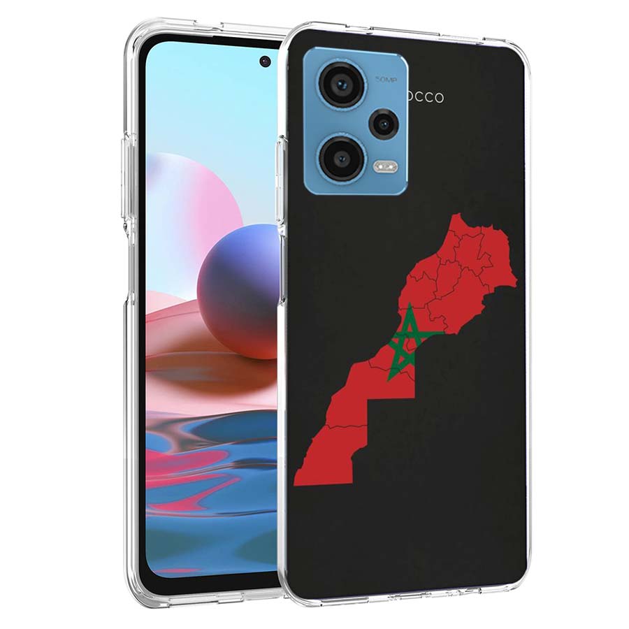 Чехол для телефона Флаг Марокко для Xiaomi Poco X7 X5 X6 F6 Pro F7 Ultra M5S X3 M6 M5 X4 F4 GT Mi F5 F3 M3 Мягкий TPU Чехол Capa Милый Fund