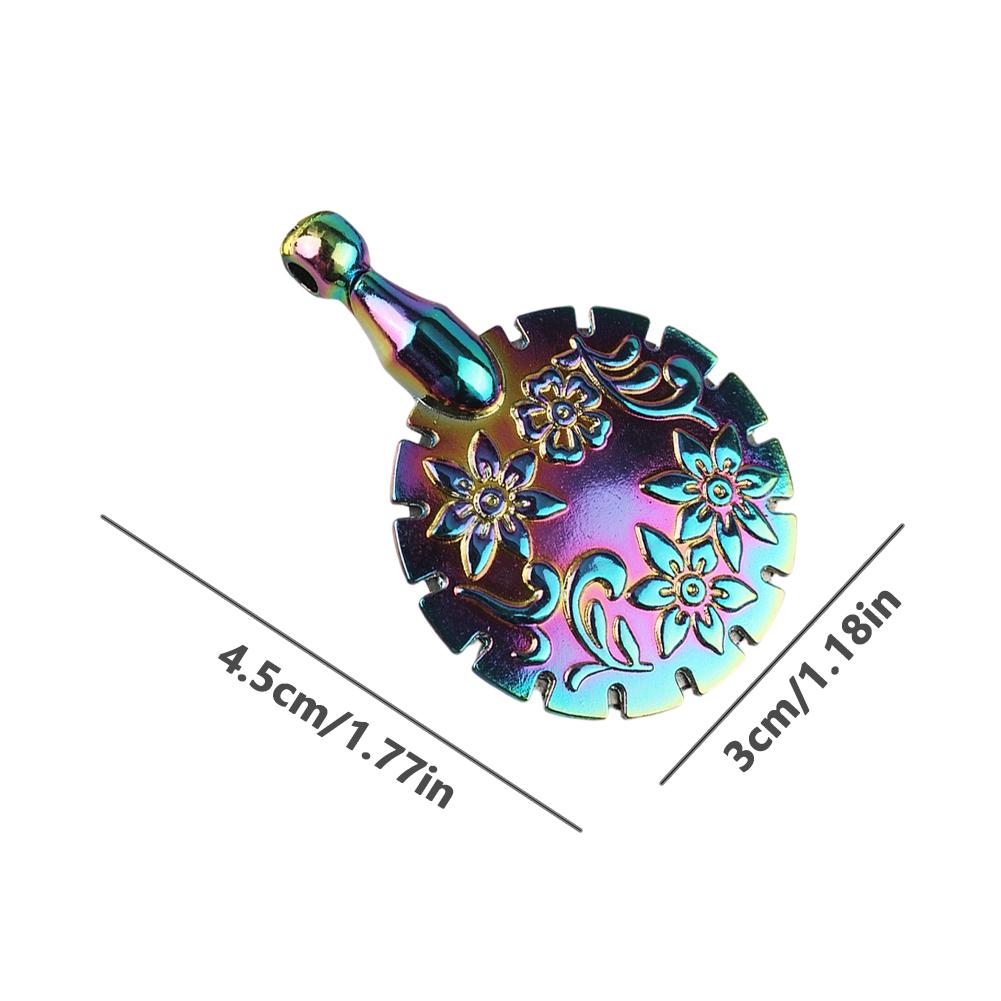 Cross Stitch Bronze Thread Cutter Pendant Yarn Cutter Pendant Retro Thread Breaker Slice for DIY Sewing Tools