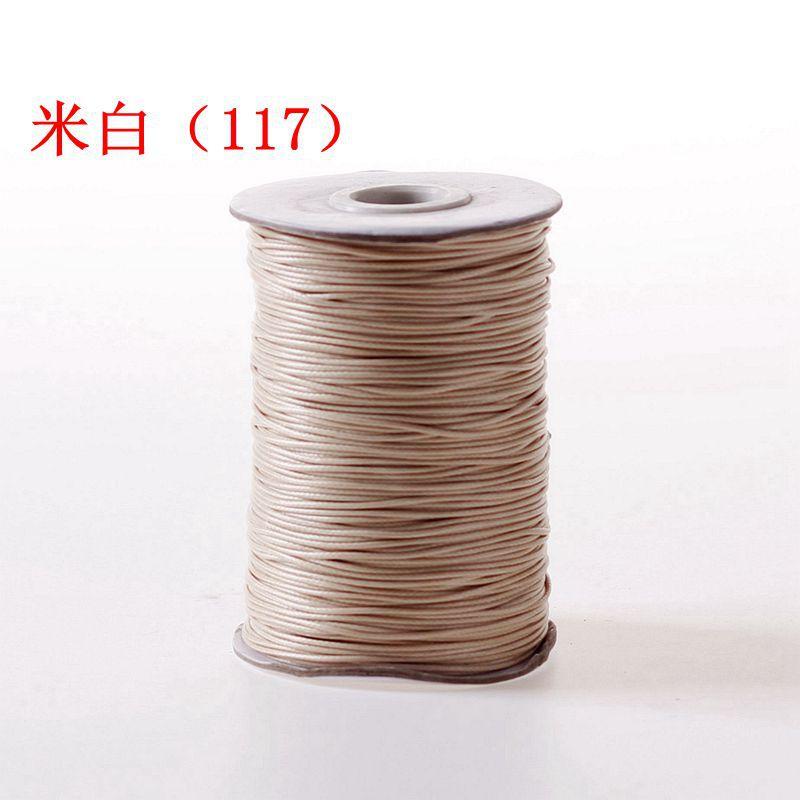 Материал для ожерелья и браслета, ювелирные аксессуары, разноцветная вощеная веревка, 200 ярдов в рулоне вощеной нити, плетеная проволочная веревка своими руками