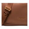 Michael Kors Holmes Vintage Gold Hardware Leather Messenger Bag Men bags Caramel-Brown 33T6GX3M4L-LUGGAGE