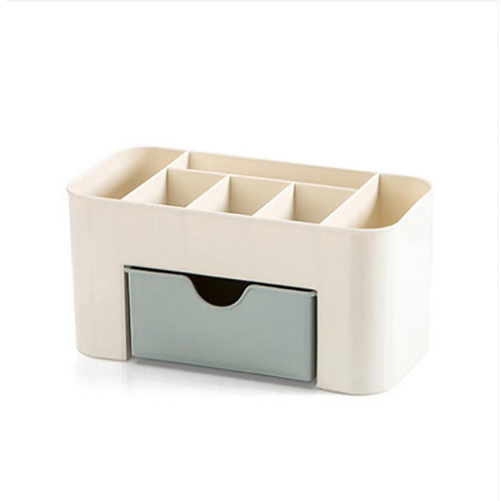 Jewelry and Cosmetics Storage Box, Drawer Style Plastic Office Desktop, Dressing Table, Lipstick Sorting Shelf