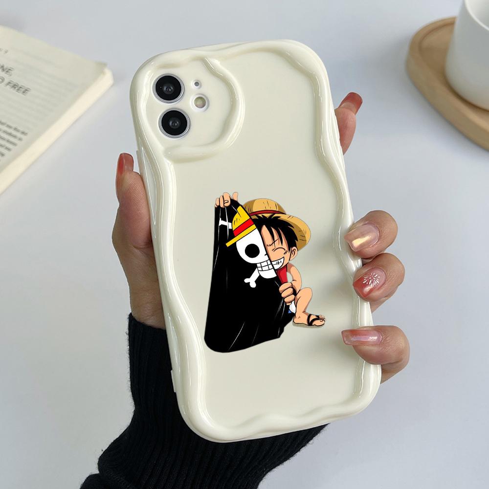 Чехлы для телефонов LZ28 One Piece Luffy Gear 5 Clear Soft Wave для Samsung S24 S23 Ultra S20 FE A54 A14 A52s A51 S10 Huawei Honor 90, защитная задняя крышка