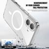 Роскошный прозрачный противоударный магнитный чехол MagSafe для iPhone 17 Air 17Pro 17 Pro Max, жесткая задняя крышка, поддержка беспроводной зарядки