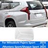 Для Mitsubishi Pajero/Montero/Shogun Sport 2016-2024 2025 Углеродное волокно Крышка топливного бака Заглушка маслозаливной горловины Накладка Наклейка Аксессуары