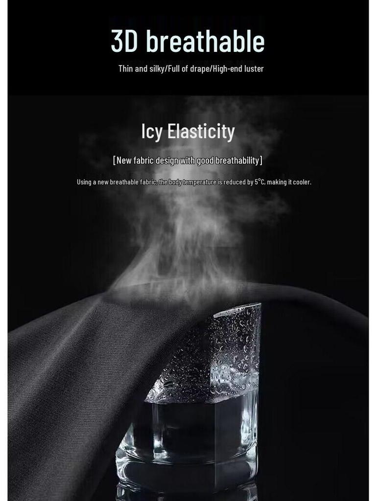 2023 Корейский спортивный костюм в гонконгском стиле для мальчиков: Свободная футболка и простые шорты Five Point