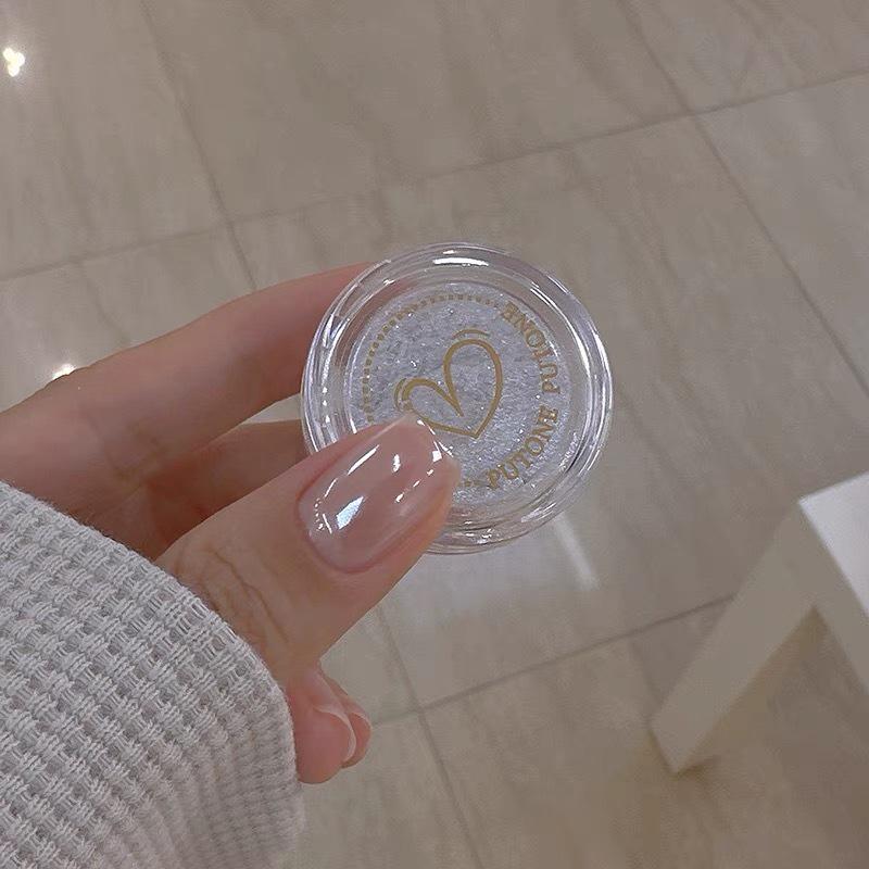 Оригинальная пудра-глиттер для ногтей Aurora Moonlight Magic Mirror - Полупрозрачный стиль ракушки