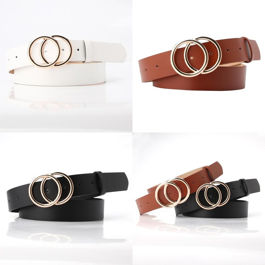 Женский модный пояс из искусственной кожи с металлической пряжкой для повседневных и официальных образов