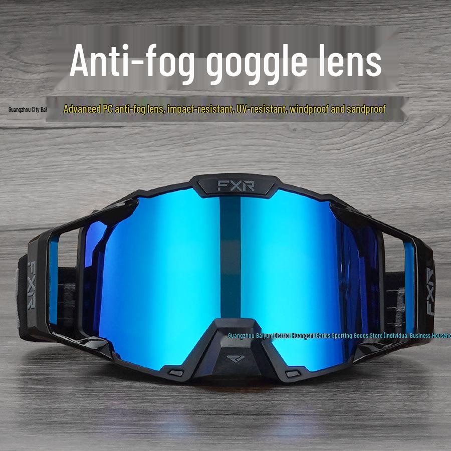 Новые двухслойные очки FXR с защитой от запотевания для внедорожной езды, катания на горных велосипедах и лыжах.