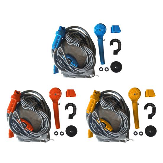 Портативный походный душ с бесщеточным двигателем Регулируемая конструкция Портативный комплект для уличного походного душа с автоматическим подключением и модернизированным насосом