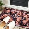 K-pop Group Poses Office Rug Chair Mat, Game Carpet, Suitable for Front Door, Bedroom, Living Room, Desk, Holiday Gift