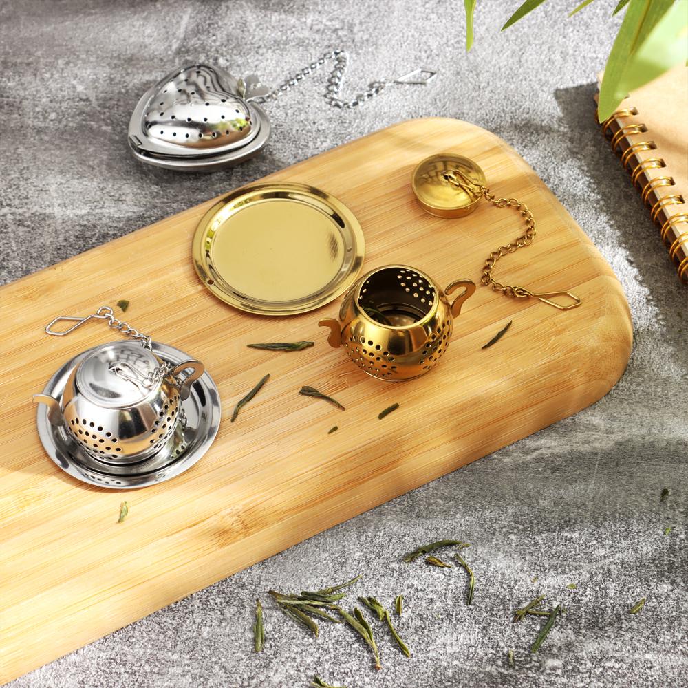 3D Чайный Шар Сердце Ситечко для Заваривания Чая Чайник Из Нержавеющей Стали