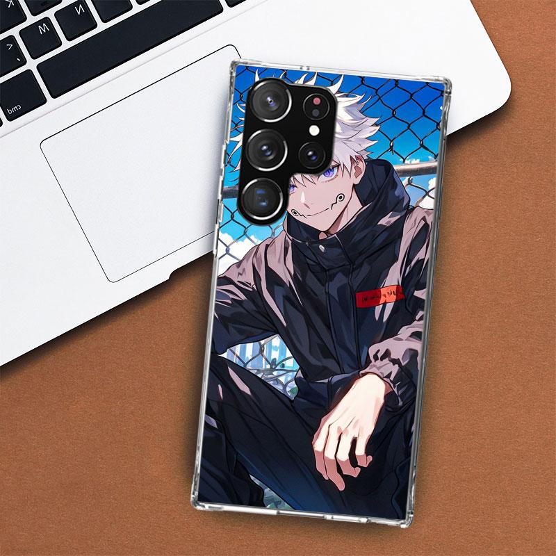 Kaisen J-Jujutsu Инумаки Тоге Чехол для телефона Samsung Galaxy S25 S24 S23 Plus S22 Ultra S21 S20 FE S10 + S25 Edge Funda Shell Coq