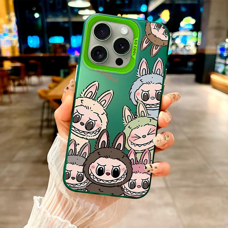 «Яркий очаровательный клан Лабубу» Модный чехол для серии Oppo/Realme. Oppo A12, A1 Pro, A16K, Reno6 Lite, A3x, A32, A58, A17, Realme 7i, 9i, V23, C15...