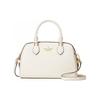 Kate Spade Женская сумка-тоут Madison с металлическим логотипом-булавкой, застежкой-молнией, из сафьяновой кожи, на плечо, через плечо, Белая KF493-100