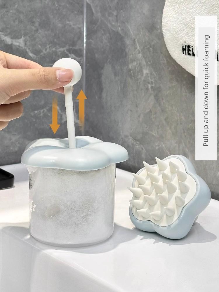 Shampoo Foaming Device, Bubble Facial Cleanser, Shower Gel Foaming Tool, Manual Bath and Hair Washing Foaming Device, Foam Magic Tool