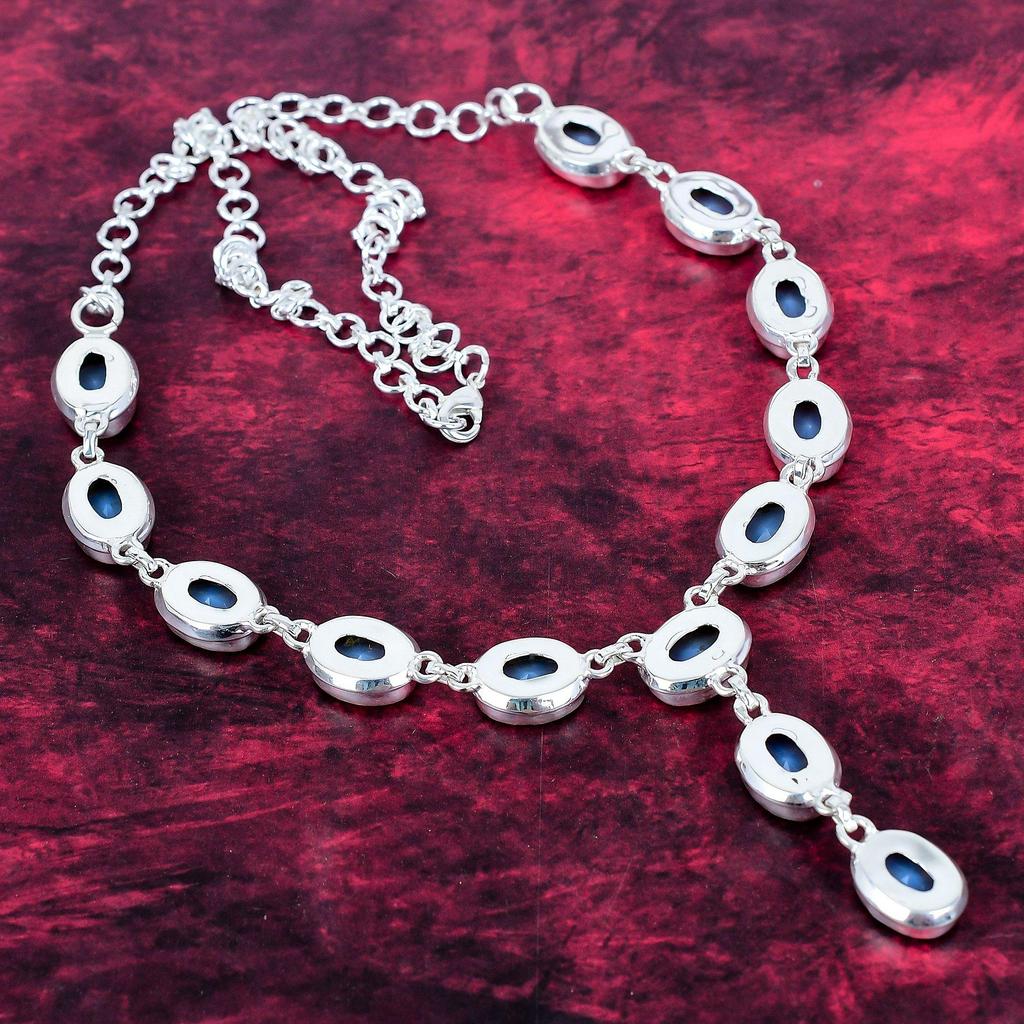 Молочный Опал Ручной Работы Ожерелье с Драгоценным Камнем, Ожерелье из Стерлингового Серебра 925 пробы, Антикварное Ювелирное Изделие, Для Подарка на Помолвку