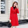 New Spring and Autumn Woolen Coat Female Long Large Size Thick Women Woolen Jacket Slim Lady Clothing Women's Coats