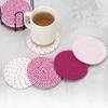 8PCS/Set Cotton Rope Woven Coaster with Holder Table Insulating Mat for Cup Bowl Resistant Coffee Shop Desktop Protection Pad