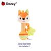 Плюшевая кукла-погремушка и прорезыватель Sozzy для младенцев от 0 до 1 года