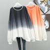 Winter Women Sweatshirt Oversized Fleece Pullover Long Sleeve Casual Half High Neck Cotton Thickened Loose Warm Sweater Top