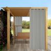 2 панели затемняющие наружные шторы для патио водонепроницаемые, солнцезащитные жалюзи всепогодные наружные шторы для приватности для перголы/беседки