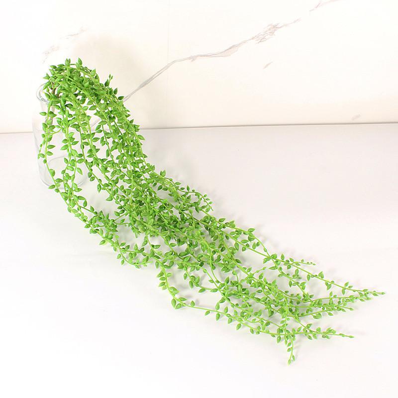 Fake Succulent Wall Decor With Plastic Vine For Outdoor Events And Home Enhancement
