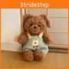 Bear Plush Teddy Toy With Overalls Soft Stuffed Animal Gift For Children