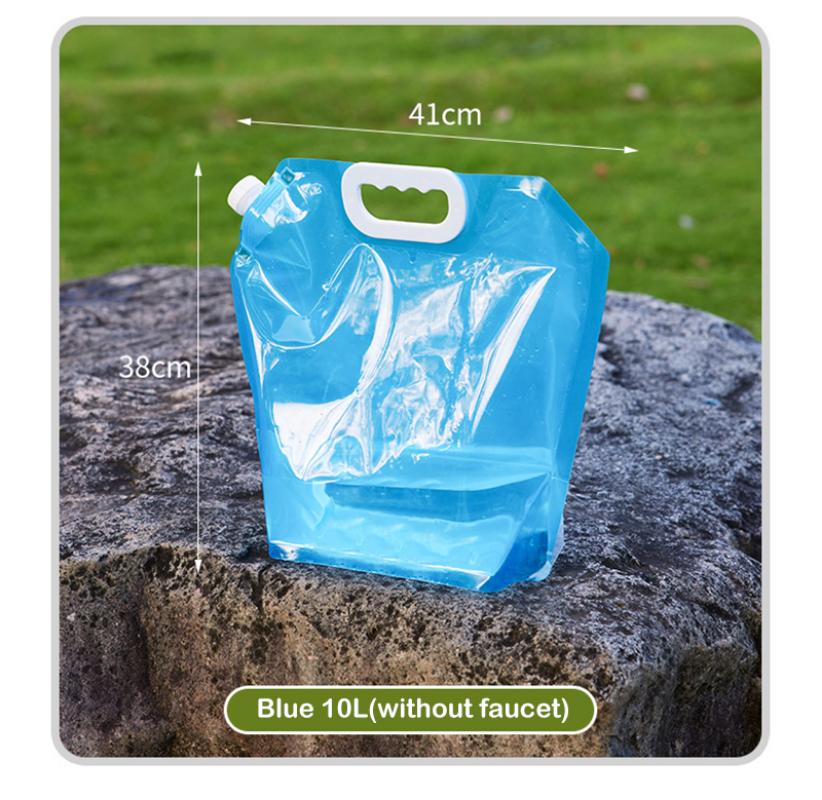 5/10L Foldable Camping Storage Water Bottle Collapsible Bag Carrier Container