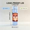 1PC Floral Cute Rodent 750ml Color Plastic Sports Water Bottle Leakproof Flip Straw Lid Suitable for Sports Office Home Use