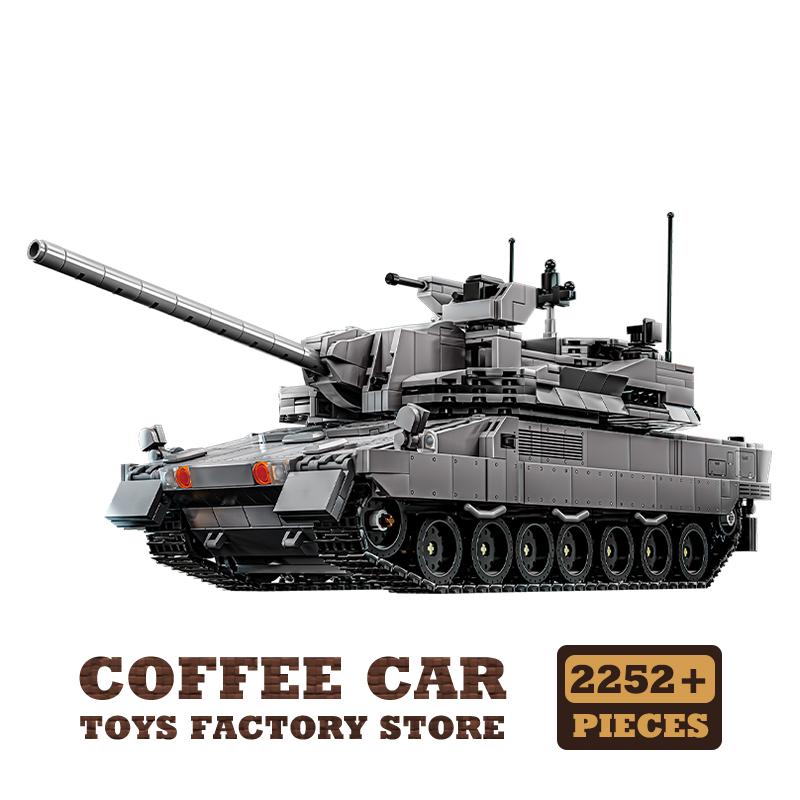 НОВЫЙ Армейский Тяжелый Танк MOC Набор Кирпичей WW2 Военные Бронированные Машины Строительные Блоки Война Танк 3D Модель Детские Игрушки Подарок на День Рождения DIY