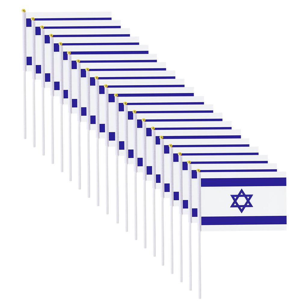 Israel Flag Flag Set Small Handheld Flag 5x8 Inches Israel Flag Flag Set Small Handheld Flag 5x8 Inches