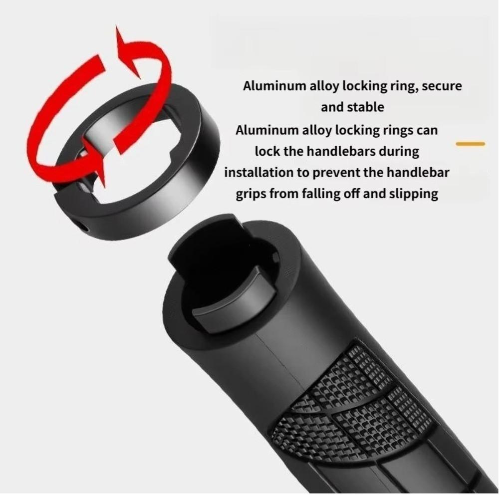 Shockproof Mountain Bike Grip Rubber Non-slip Bike Handle Grip Bicycle Handlebar Grip  Folding Bike