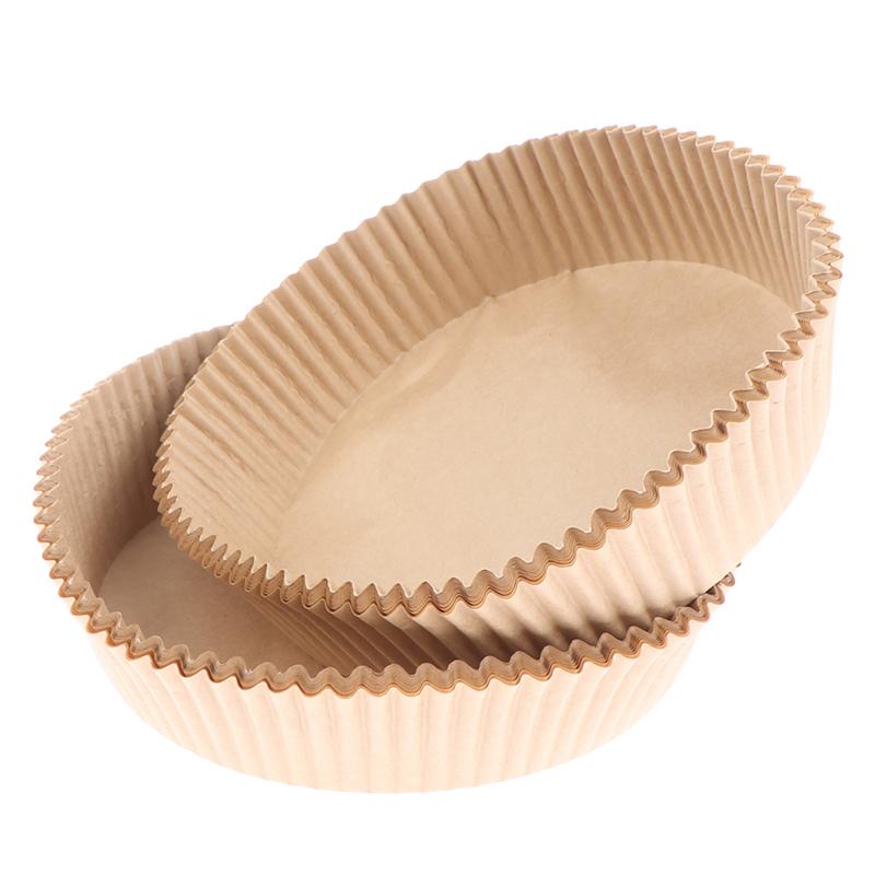 50X одноразовый бумажный коврик для фритюрницы с антипригарным покрытием для выпечки, жарки, маслостойкий