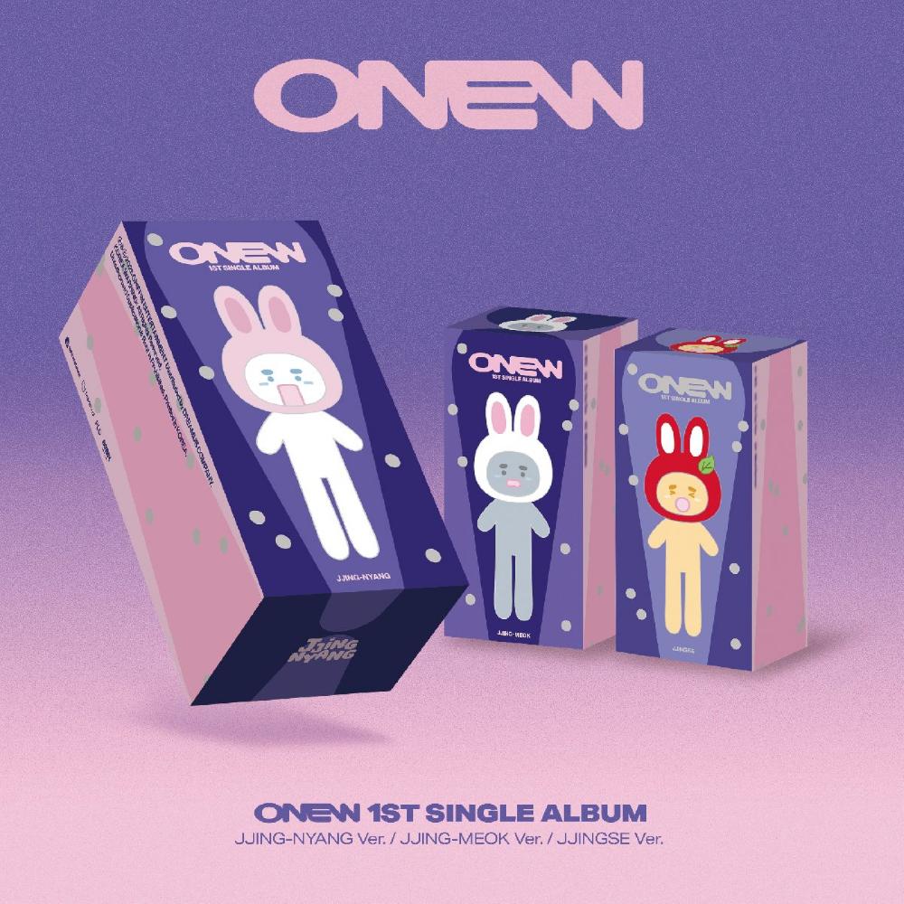 Предзаказ ONEW 1-й сингл-альбом Chakgak LONG JJING-NYANG-MEOK-SE версия. и почта