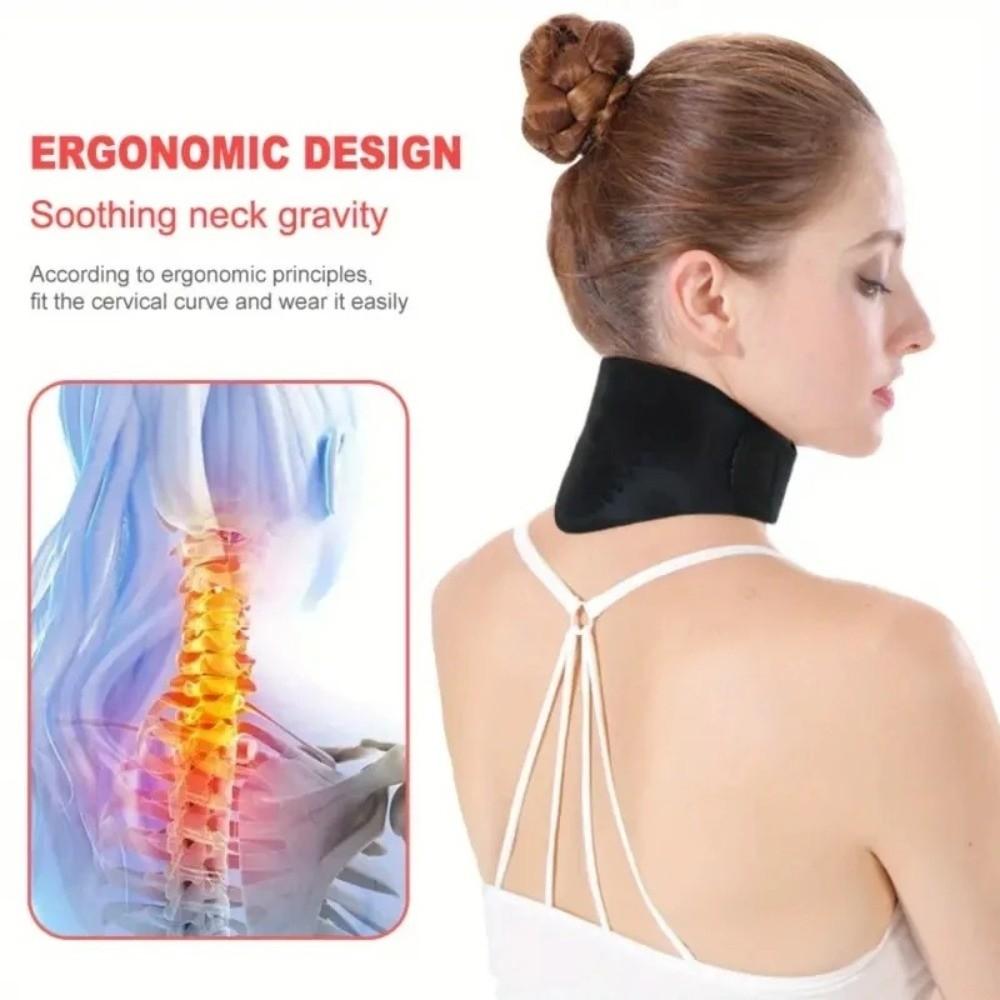 Soft Self-Heating Neck Brace Portable Heat Therapy Brace  Home Therapy Tingling Relief