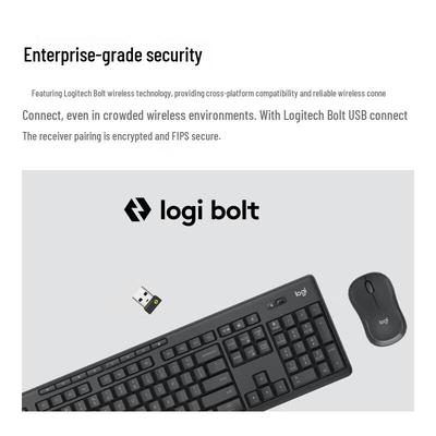 Logitech Беспроводной бесшумный комплект клавиатуры и мыши MK370