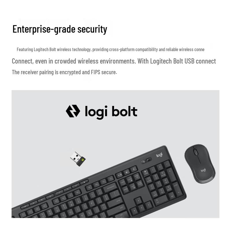 Logitech MK370 COMBO Wireless Silent Keyboard and Mouse Set